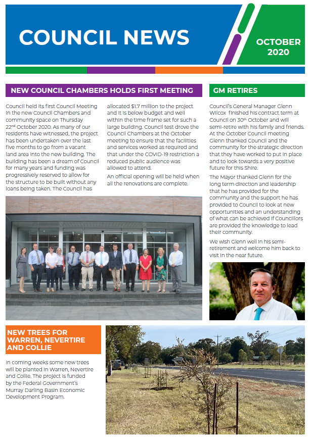 Council News - October 2020 - Post Image